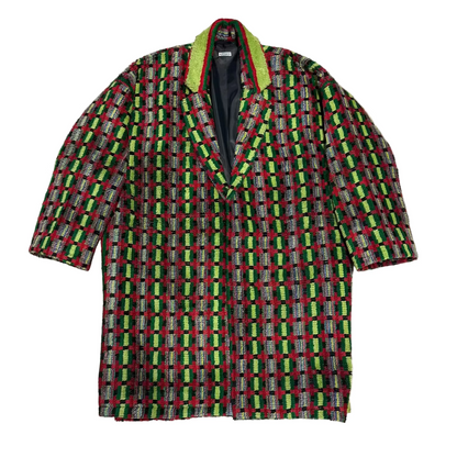 Truck Seat Fabric Collared Coat