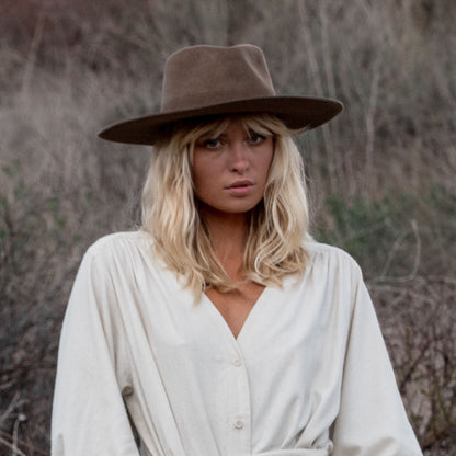 La Vida Wool Rancher Hat | Oak