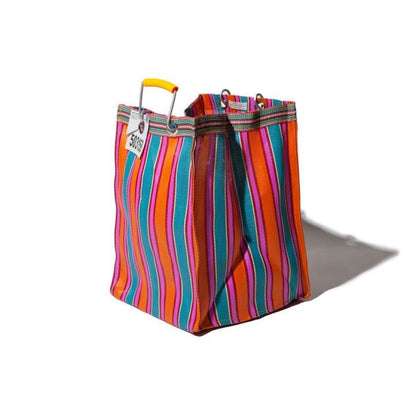 Recycled Plastic Stripe Bag