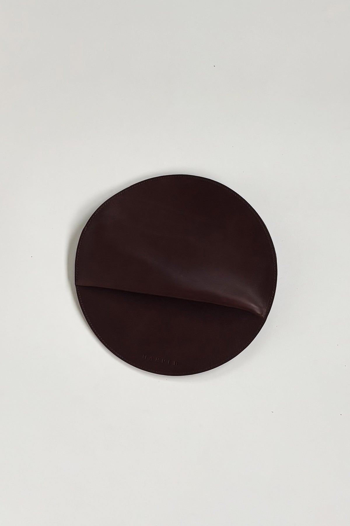 The Pleated Clutch | Walnut