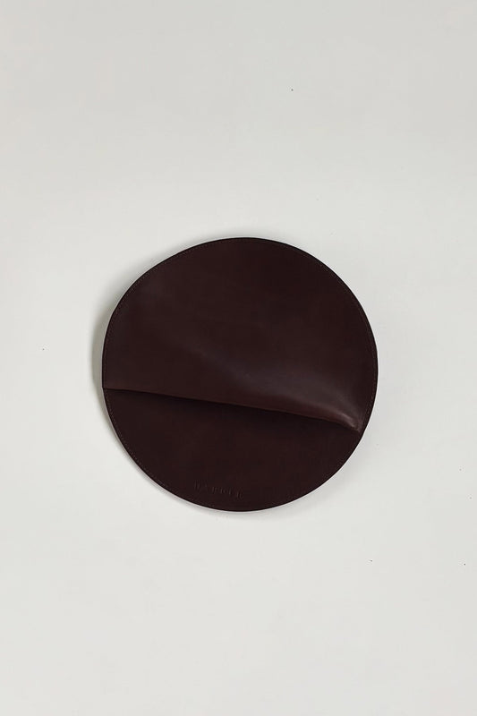 The Pleated Clutch | Walnut