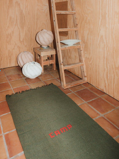 Handloomed Recycled Yarn Camp Rug