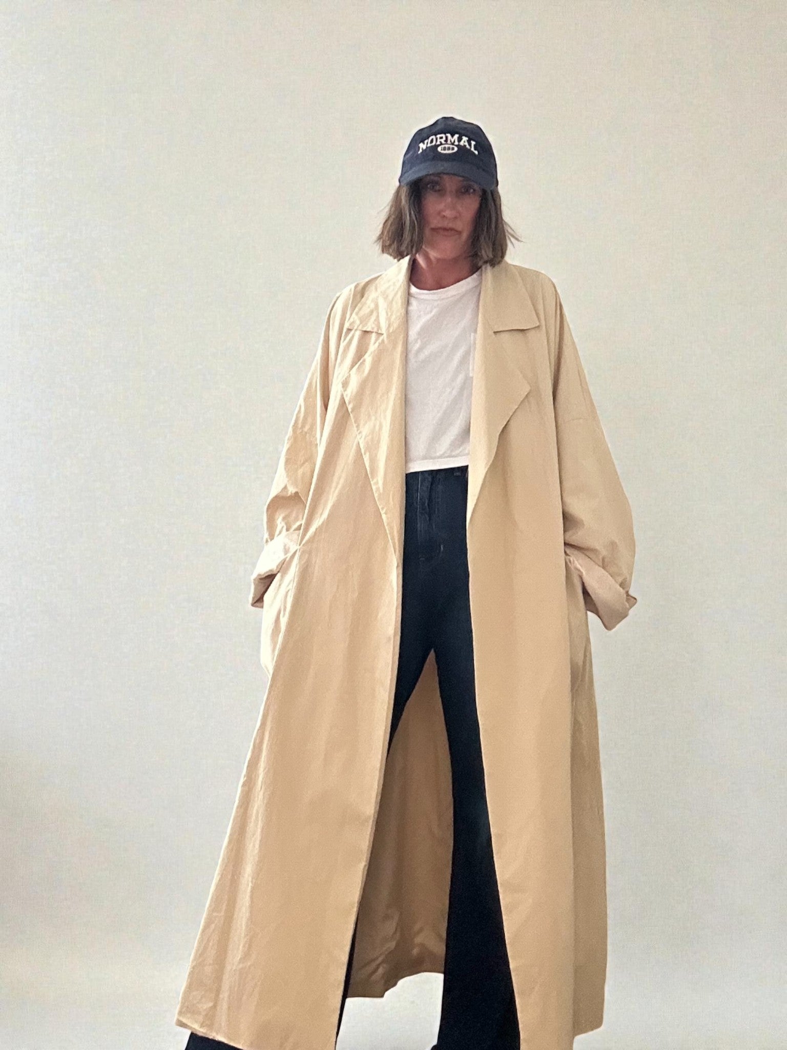 Oversized Trench Coat (Size Medium) image 1