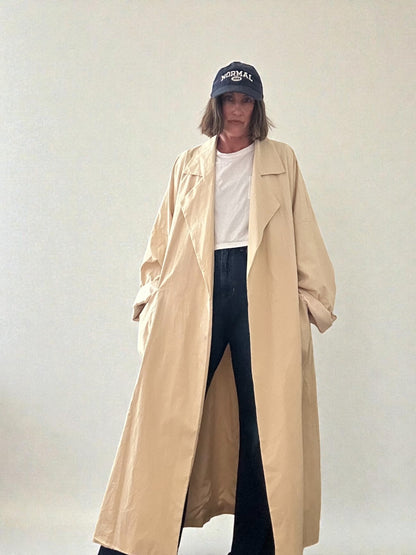 Oversized Trench Coat (Size Medium) image 1