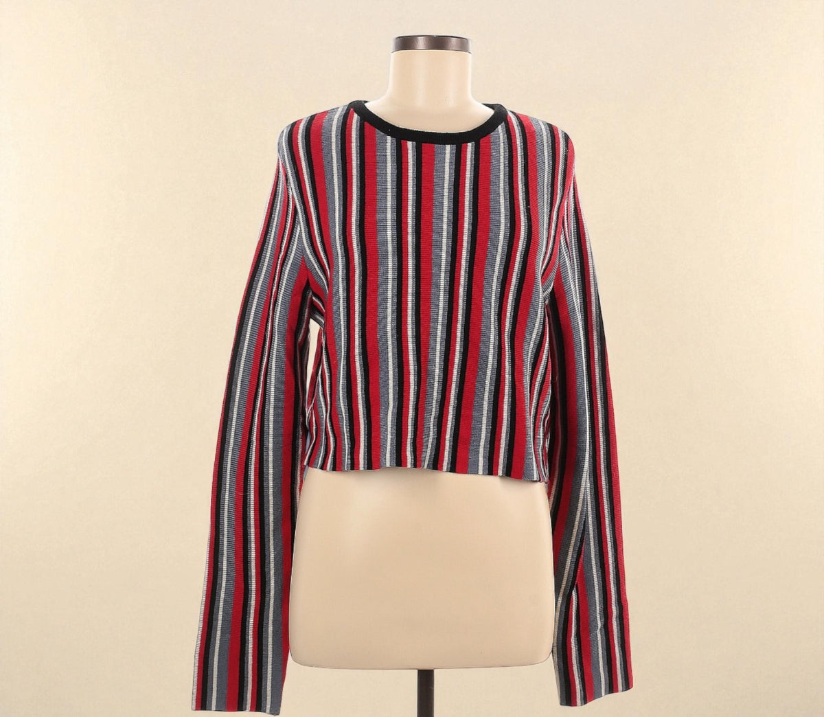 Victor Glemaud Striped Wool Pullover Sweater (Size Medium) image 0