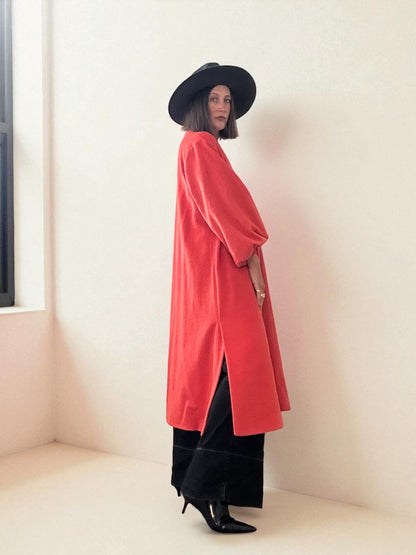 Red Balloon Sleeve Duster Jacket (Size Small) image 2