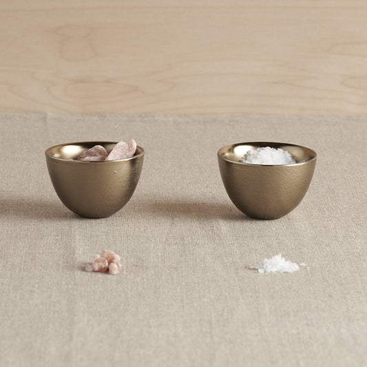 Stinson Antique Brass Pinch Bowls | Set of 2