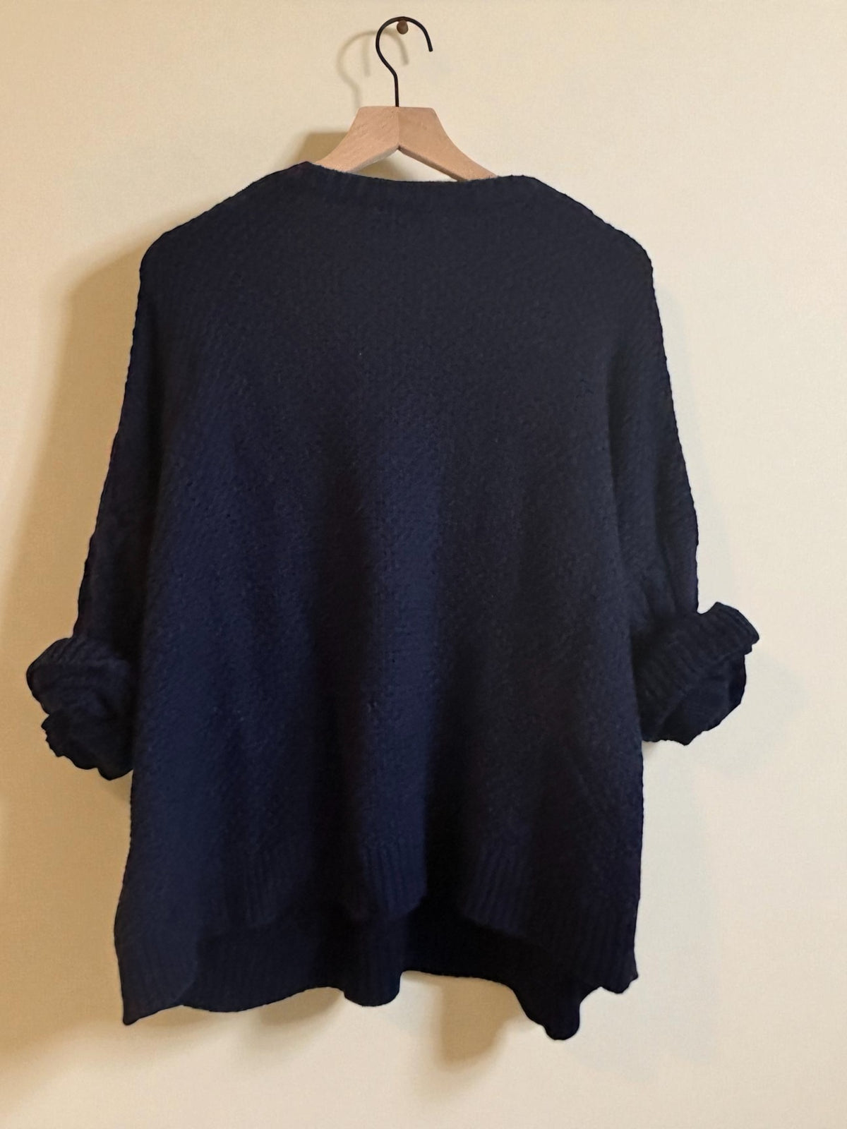 Vintage Navy Blue Gap Cable Knit Sweater (Size Medium/Large) image 1