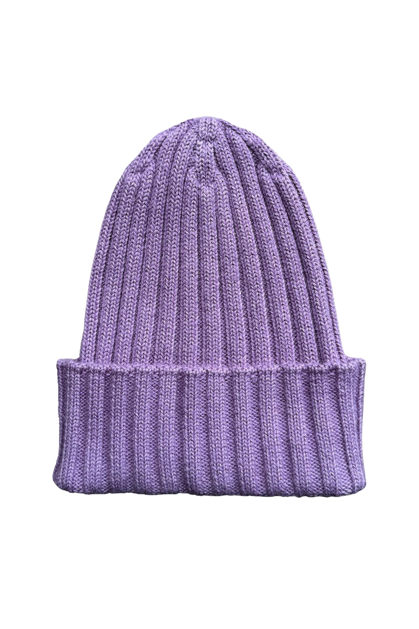 Ribbed Baby Alpaca Beanie | Iris