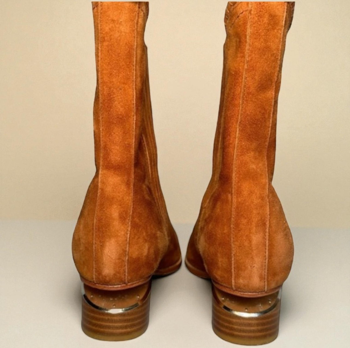 Alexander Wang Brown Suede Western Chelsea Boot (Size 10) image 3