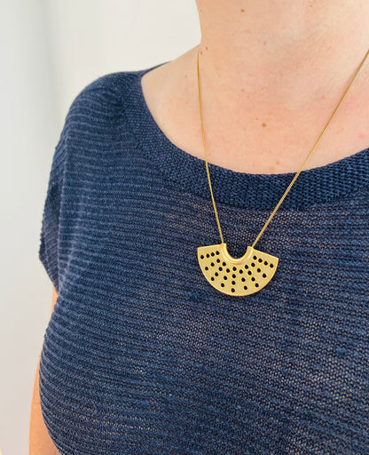 RBG Collar Necklace | 24K Gold Plate