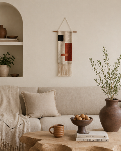 Block Macramé Wall Hanging
