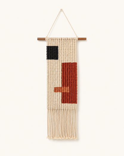 Block Macramé Wall Hanging
