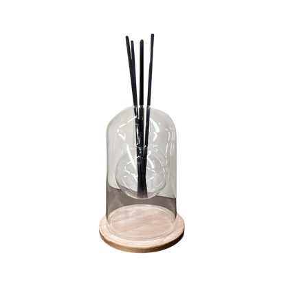 Double Glass Orb Diffuser Vase