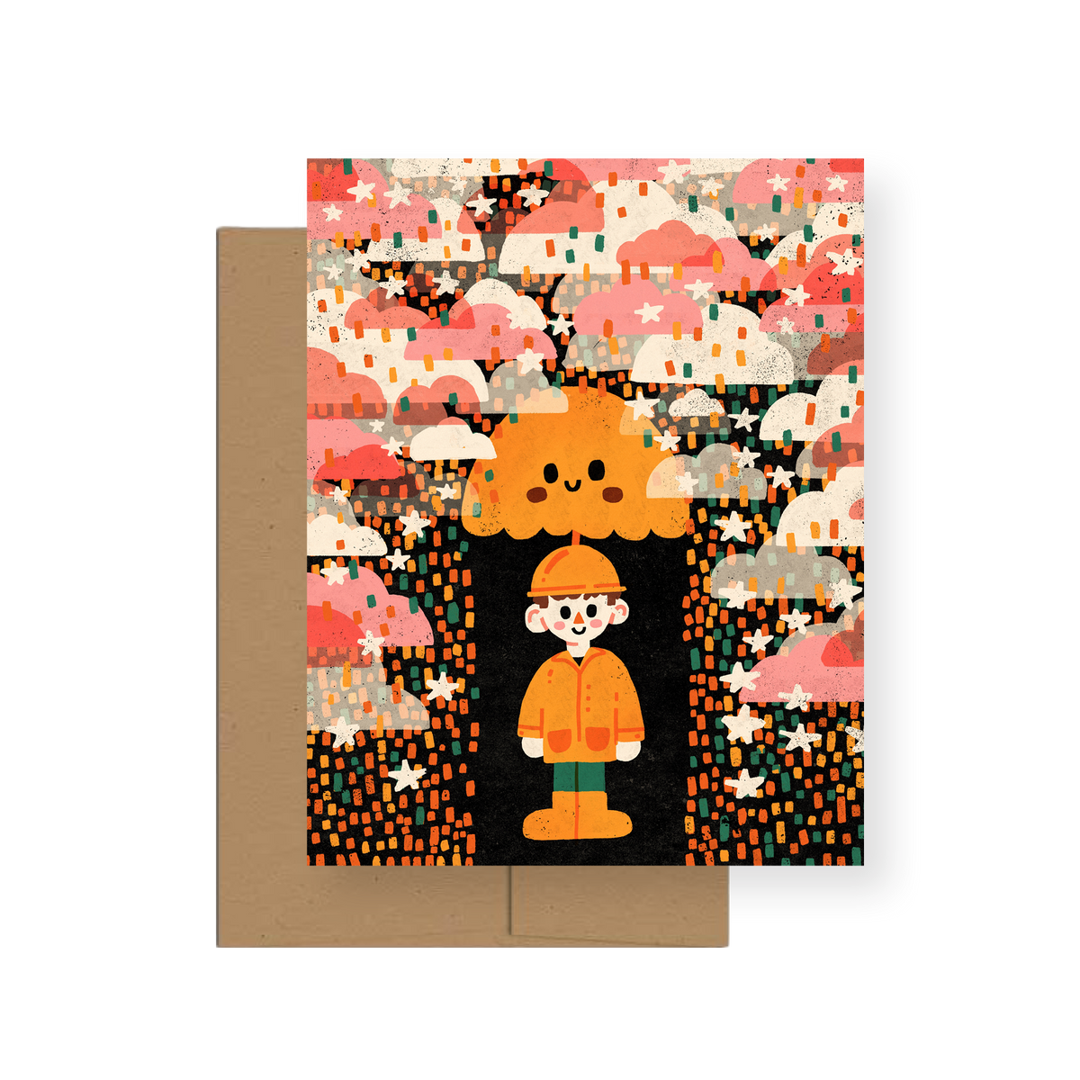Downpour Greeting Card