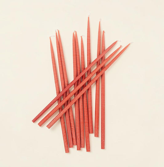 Guardsman Red Thin Taper Candles