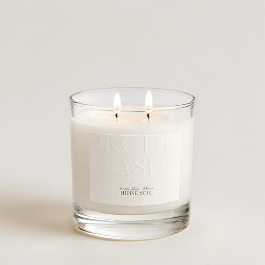 Hippie Soul Natural Candle | Warm Citrus + Tobacco