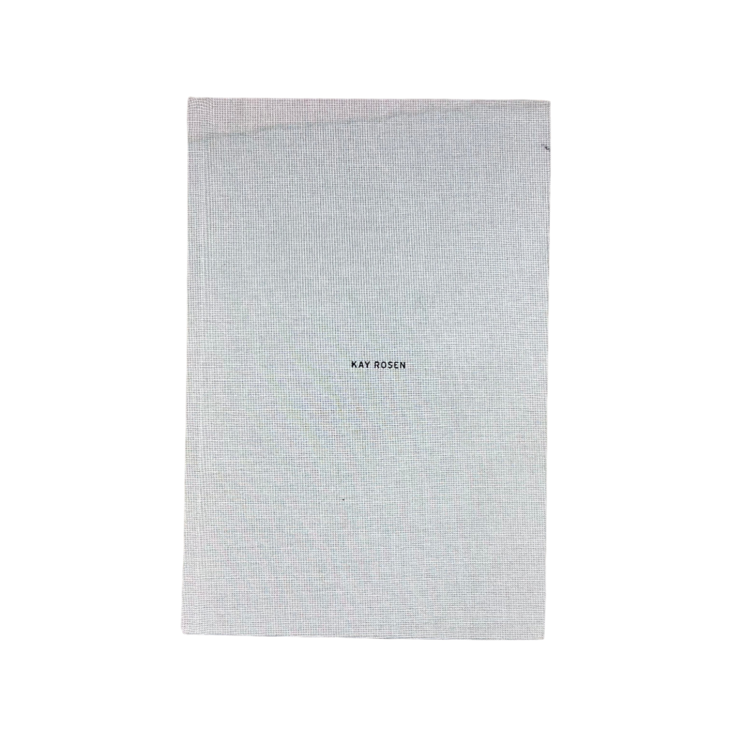 Linen Cover Book: Kay Rosen / Wall Paintings and Drawings