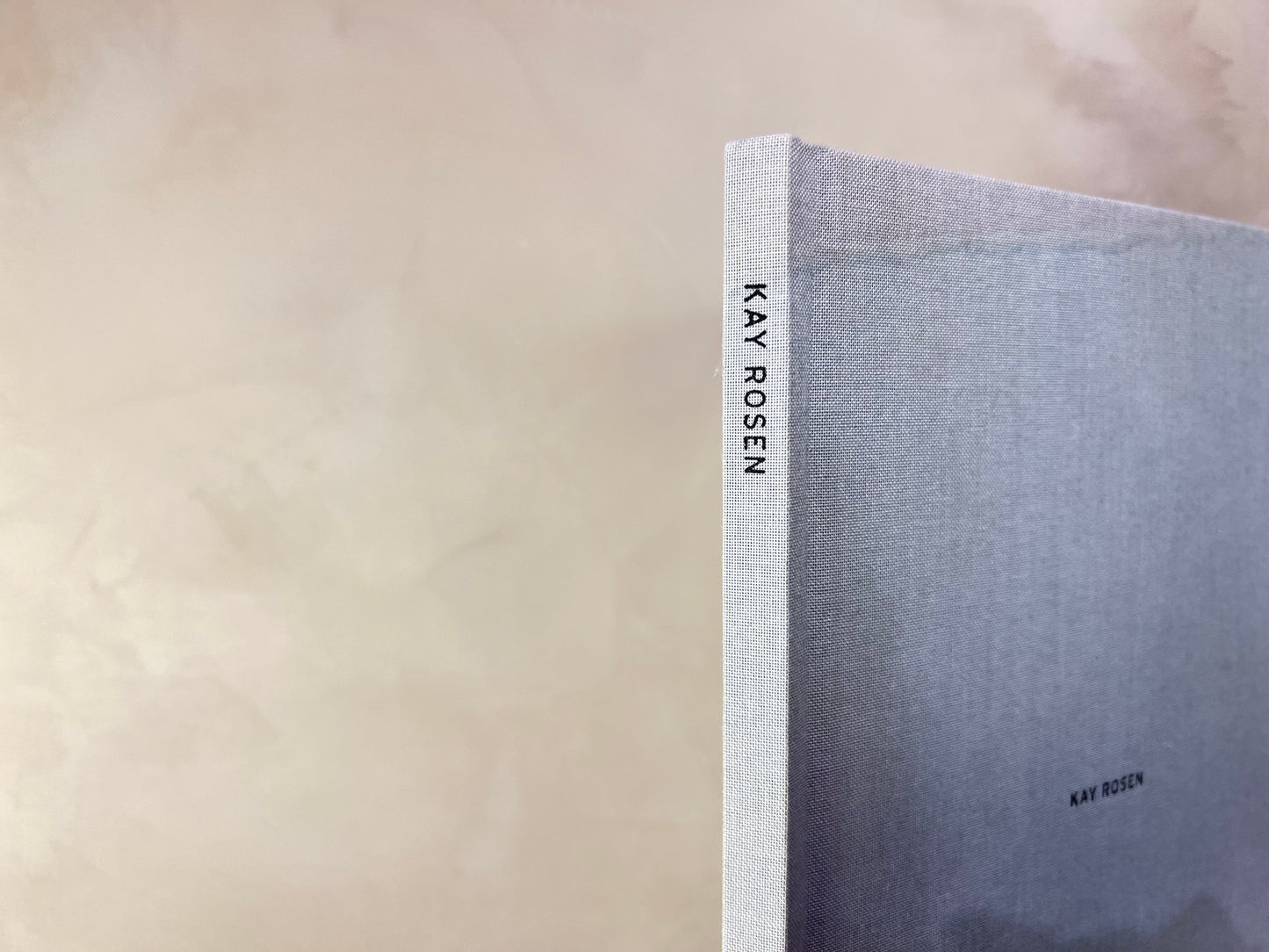 Linen Cover Book: Kay Rosen / Wall Paintings and Drawings