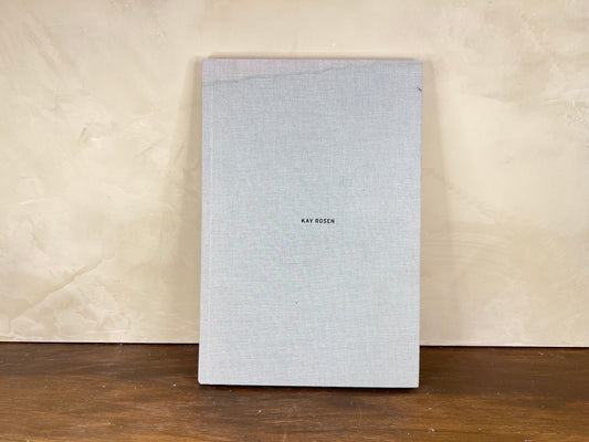 Linen Cover Book: Kay Rosen / Wall Paintings and Drawings