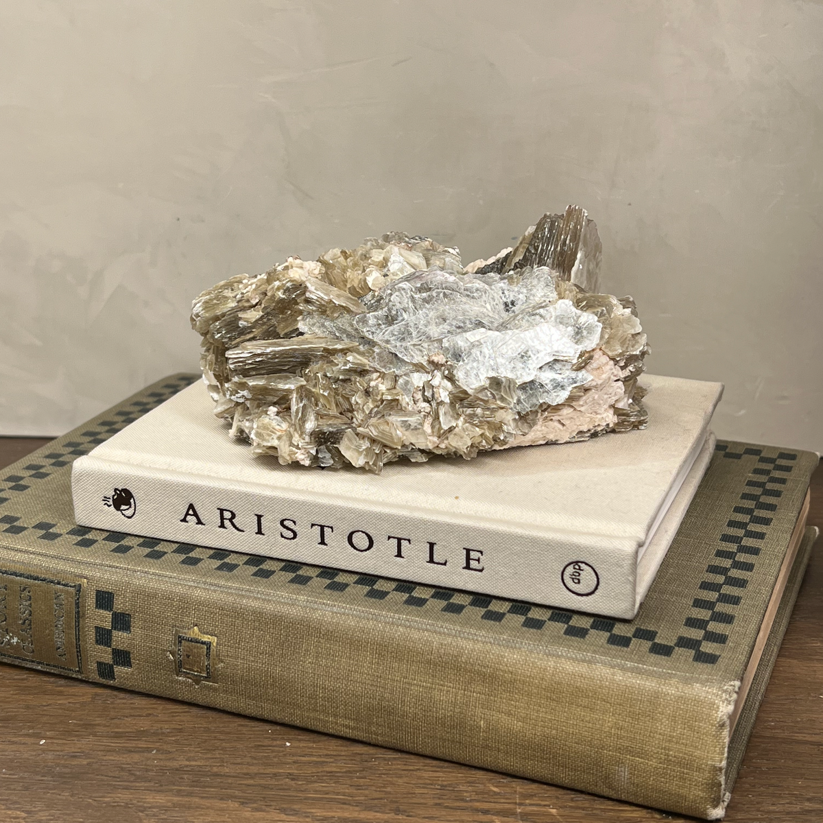 Brazilian Mica, Clevelandite + Black Tourmaline Cluster