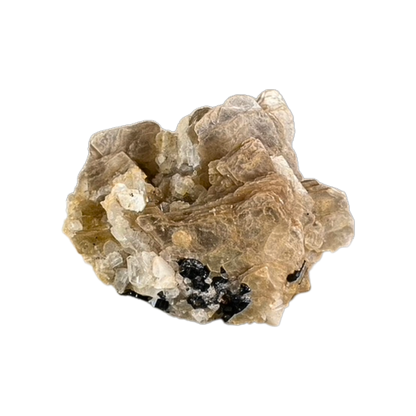 Brazilian Mica, Clevelandite + Black Tourmaline Cluster