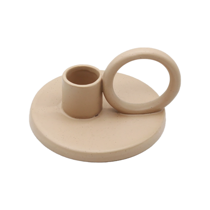 Pilar Ceramic Palo Santo + Candle Holder