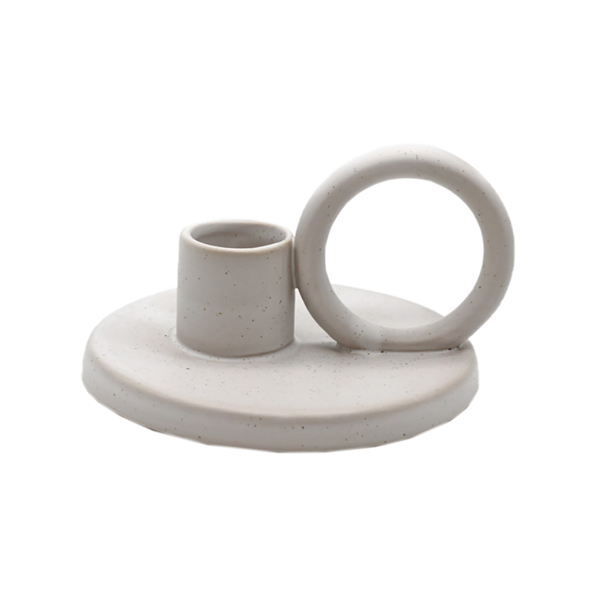 Pilar Ceramic Palo Santo + Candle Holder
