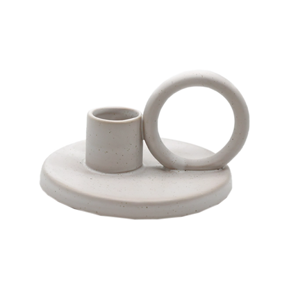 Pilar Ceramic Palo Santo + Candle Holder