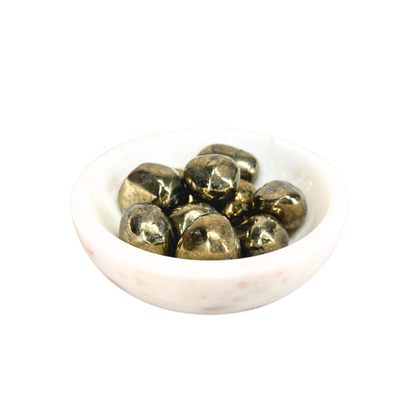 Smooth Polished Pyrite Pebbles