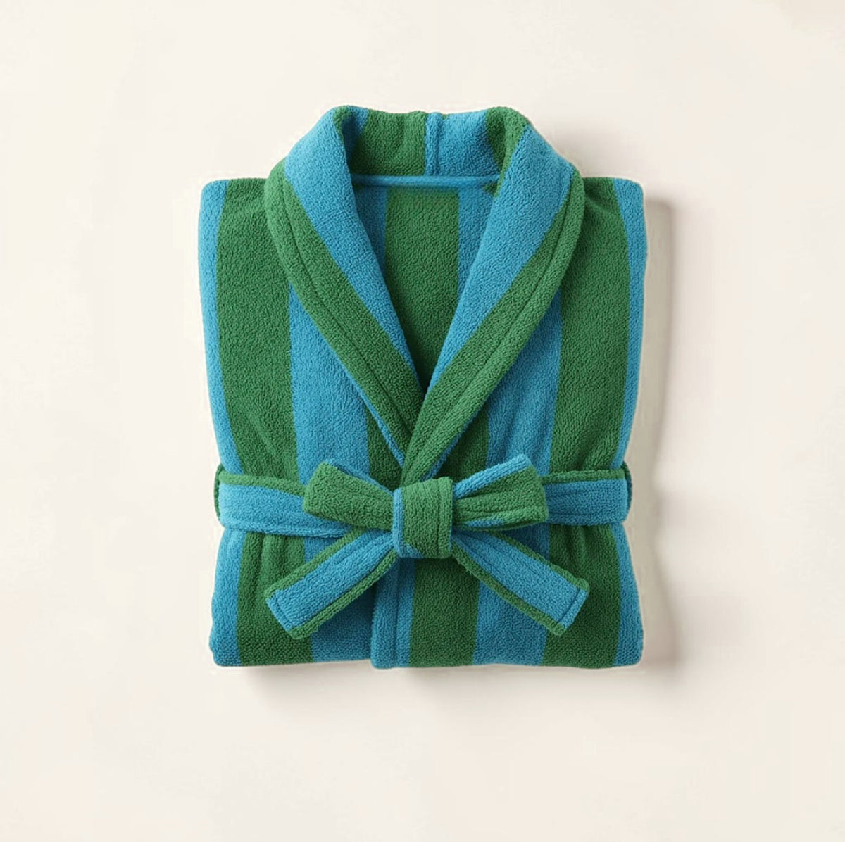 Whimsical Stripe Organic Cotton Bath Robe