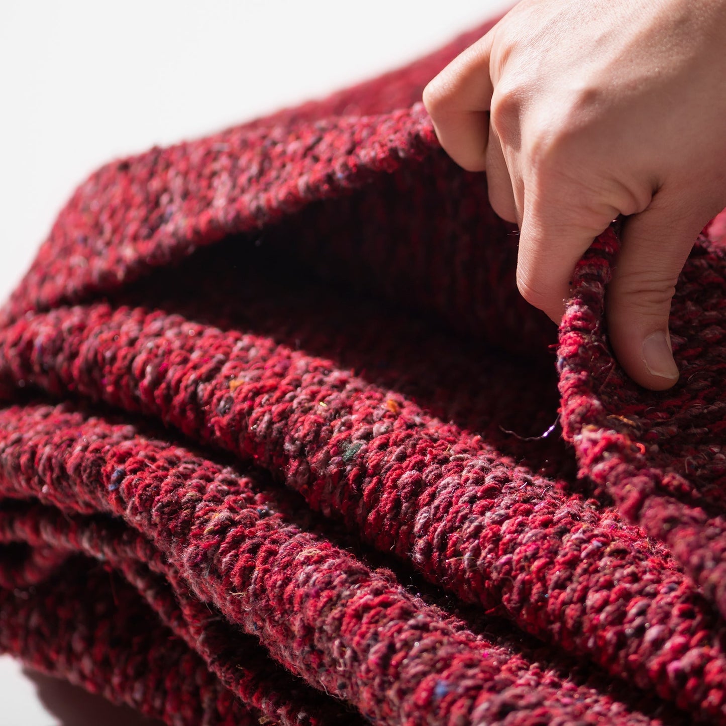 Handloomed Recycle Yarn Rug