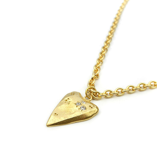 My Love Bronze Heart Pendant Necklace