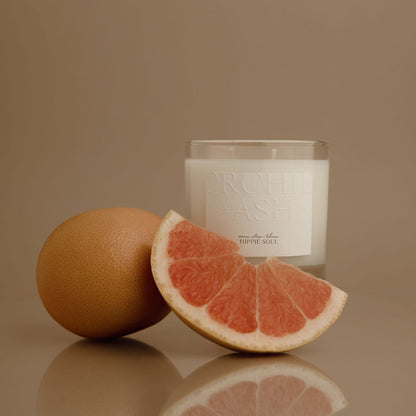 Hippie Soul Natural Candle | Warm Citrus + Tobacco