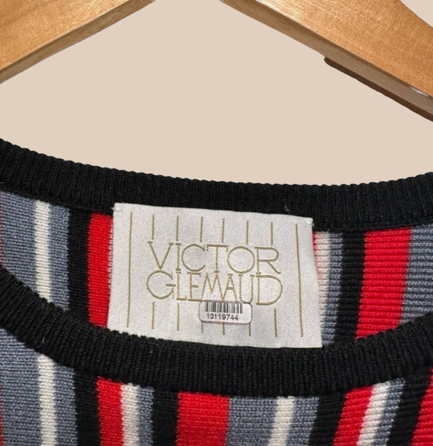 Victor Glemaud Striped Wool Pullover Sweater (Size Medium) image 2