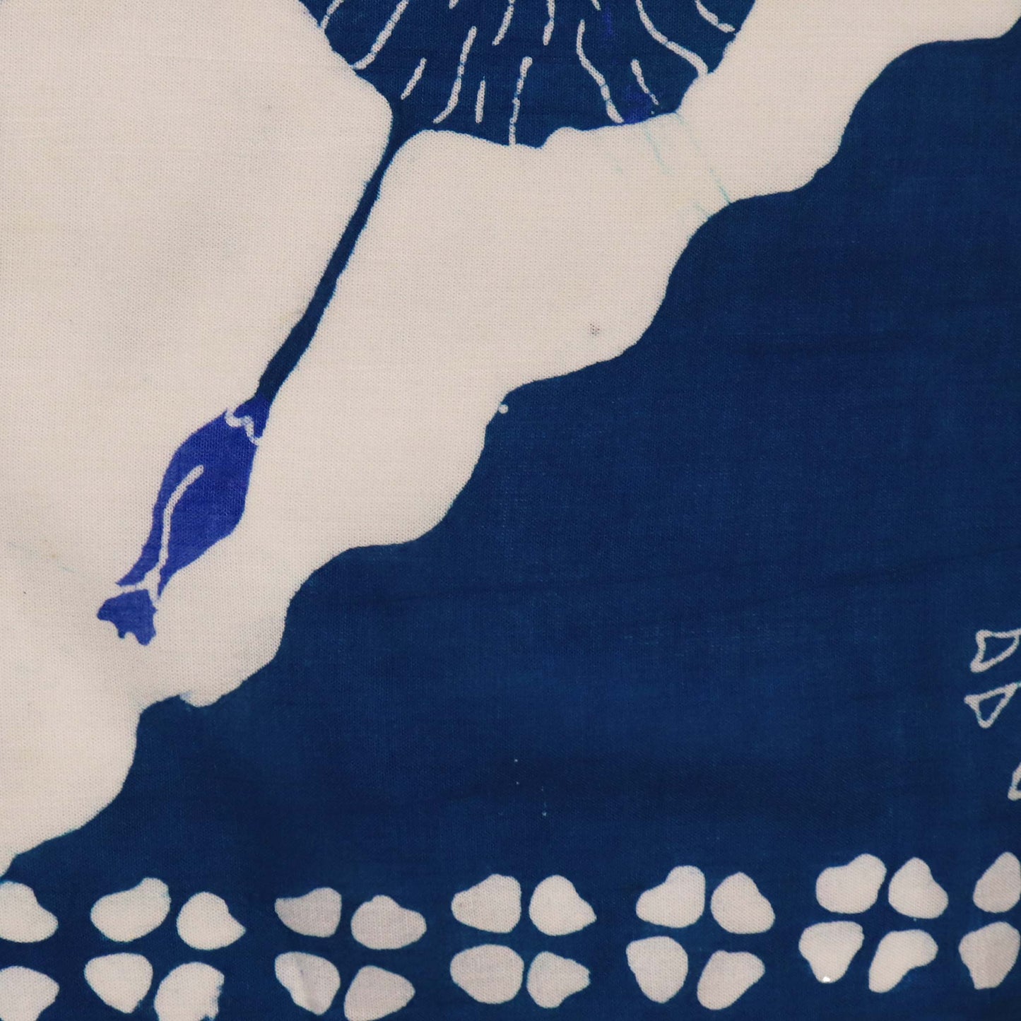 Hand-Drawn Batik Tulis Bandana | Hibiscus + California Poppy