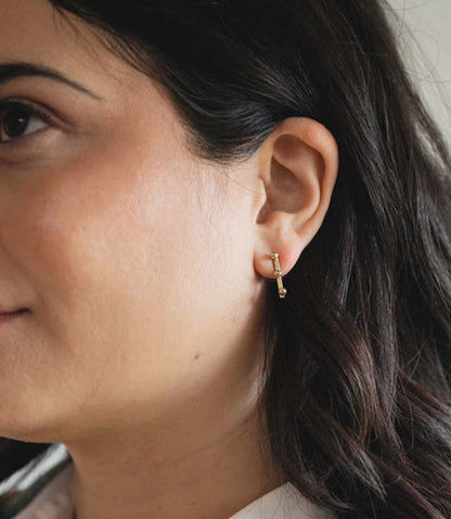 Pari Dot Bar Earring Set | Set of 2