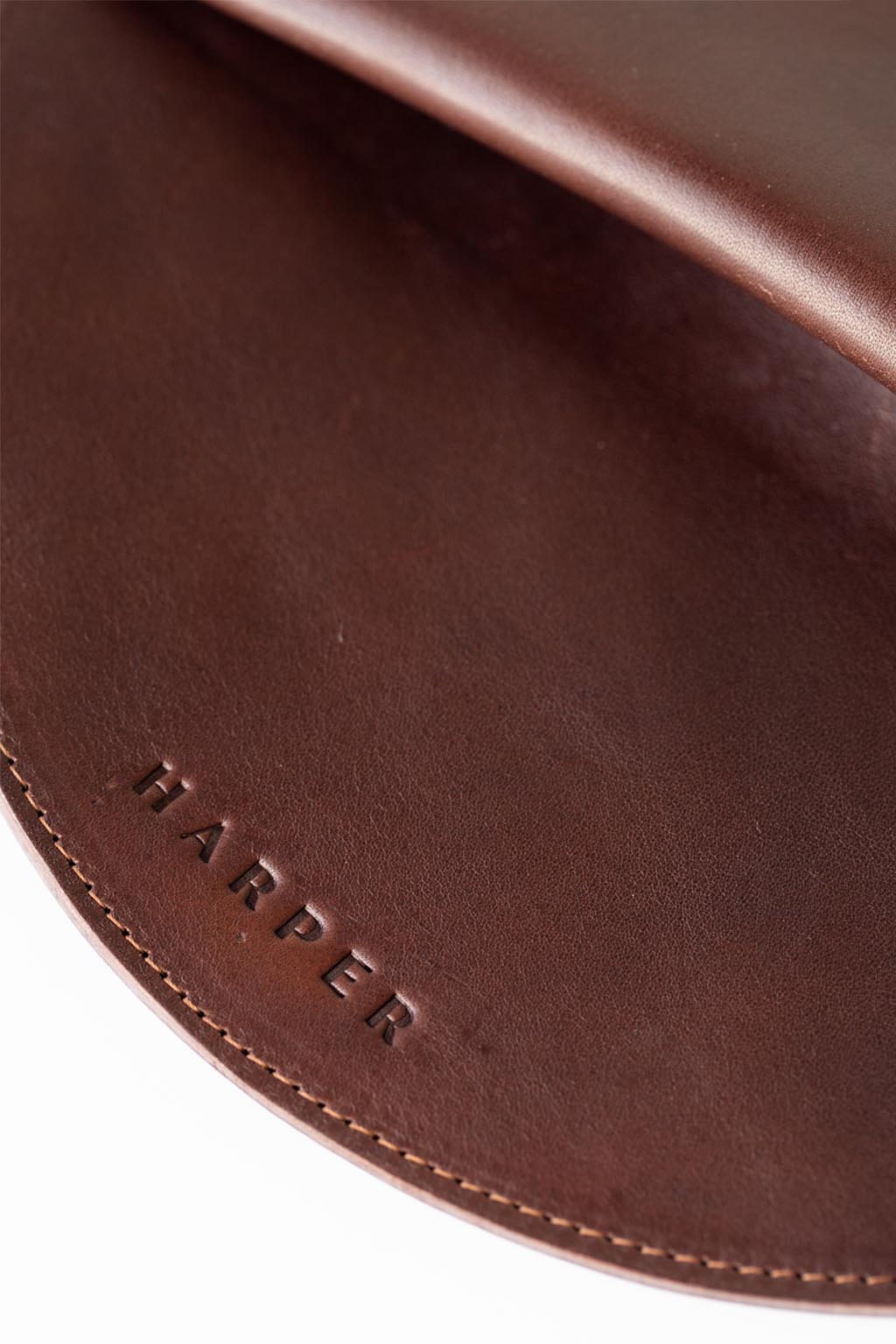 The Pleated Clutch | Walnut