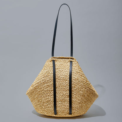 Keza Braided Raffia Carryall
