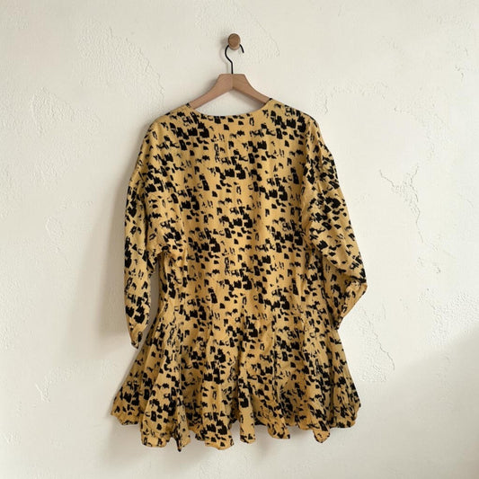 Anine Bing Animal Print Mini Dress | Size Medium