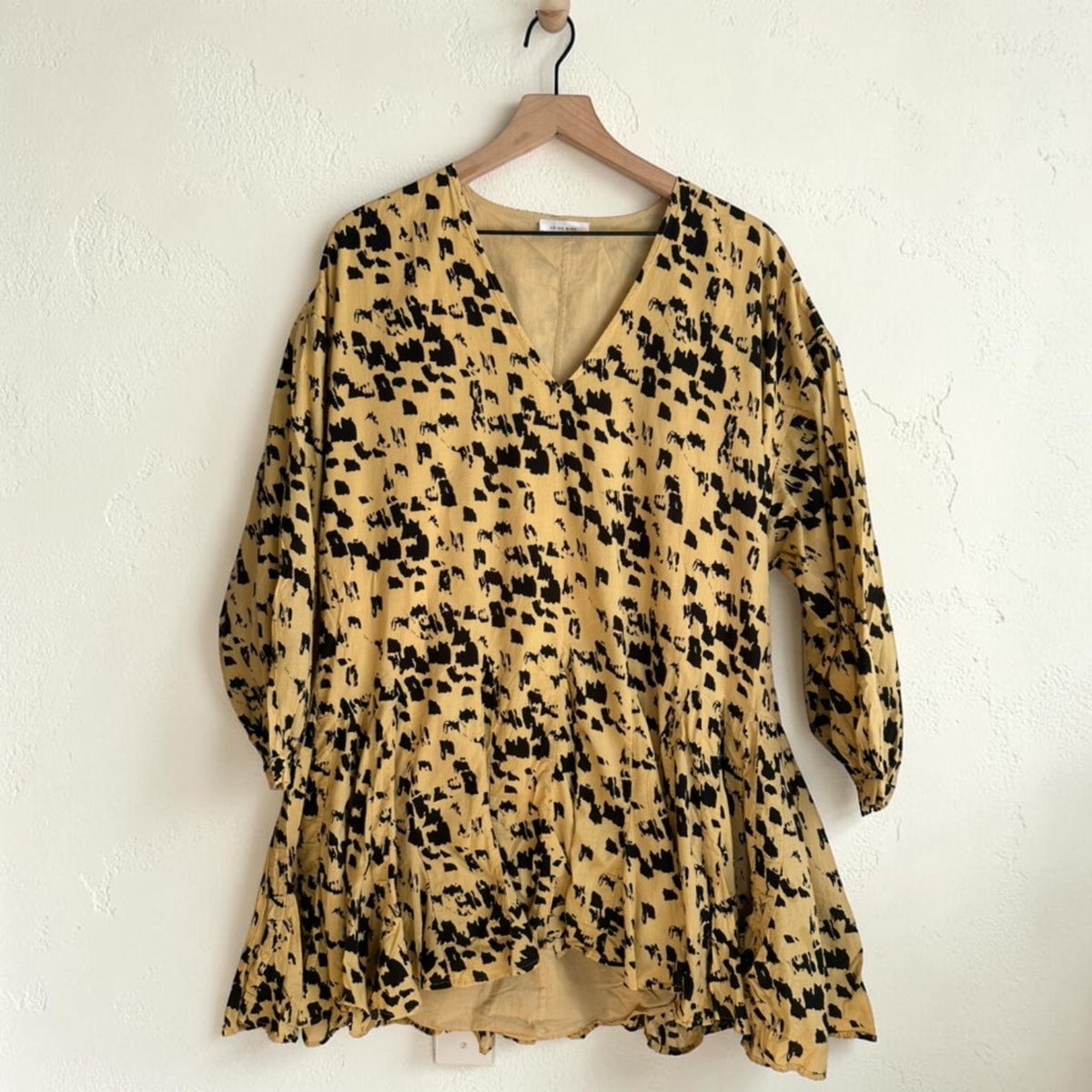 Anine Bing Animal Print Mini Dress | Size Medium