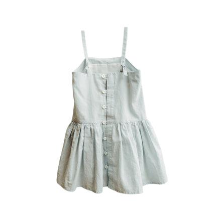 Hikari Pintuck Dress | Powder Blue