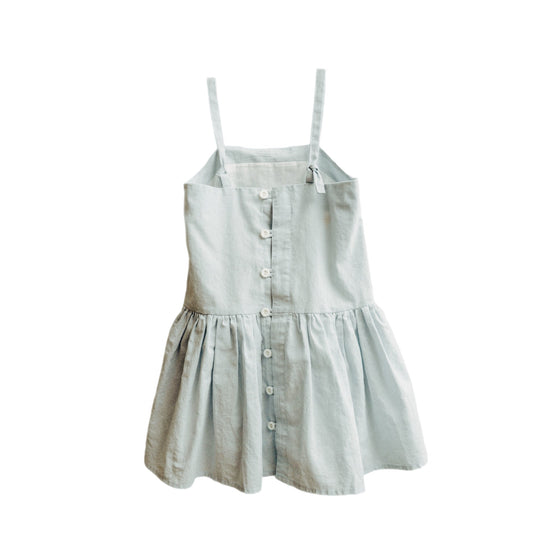Hikari Pintuck Dress | Powder Blue