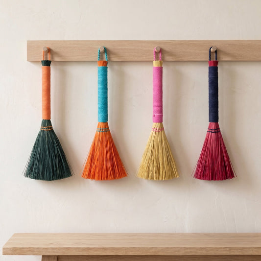 Handwoven Seagrass Brushes | Set of 4