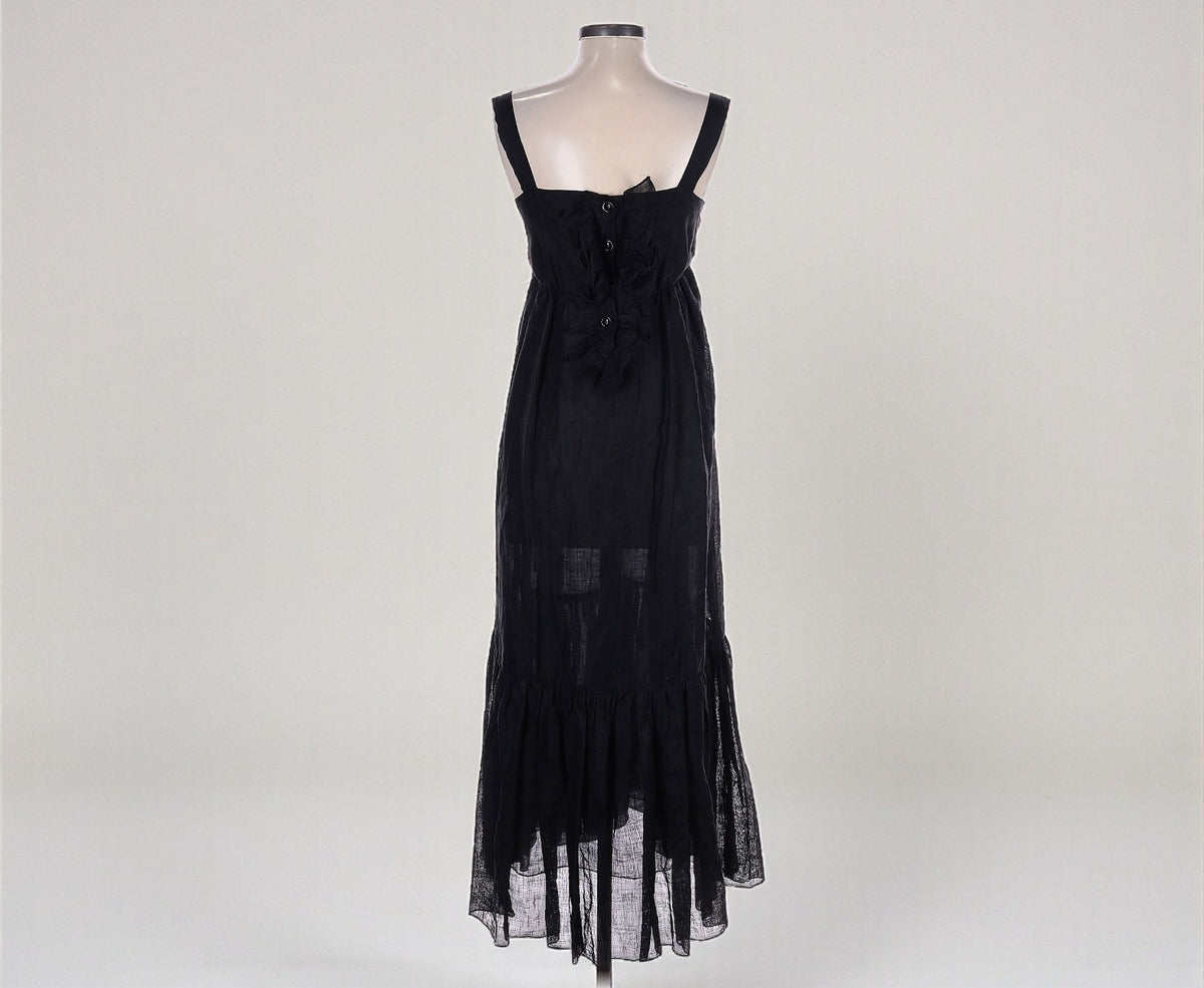 Vintage Oscar de la Renta Black Maxi Dress (Size 6) image 1