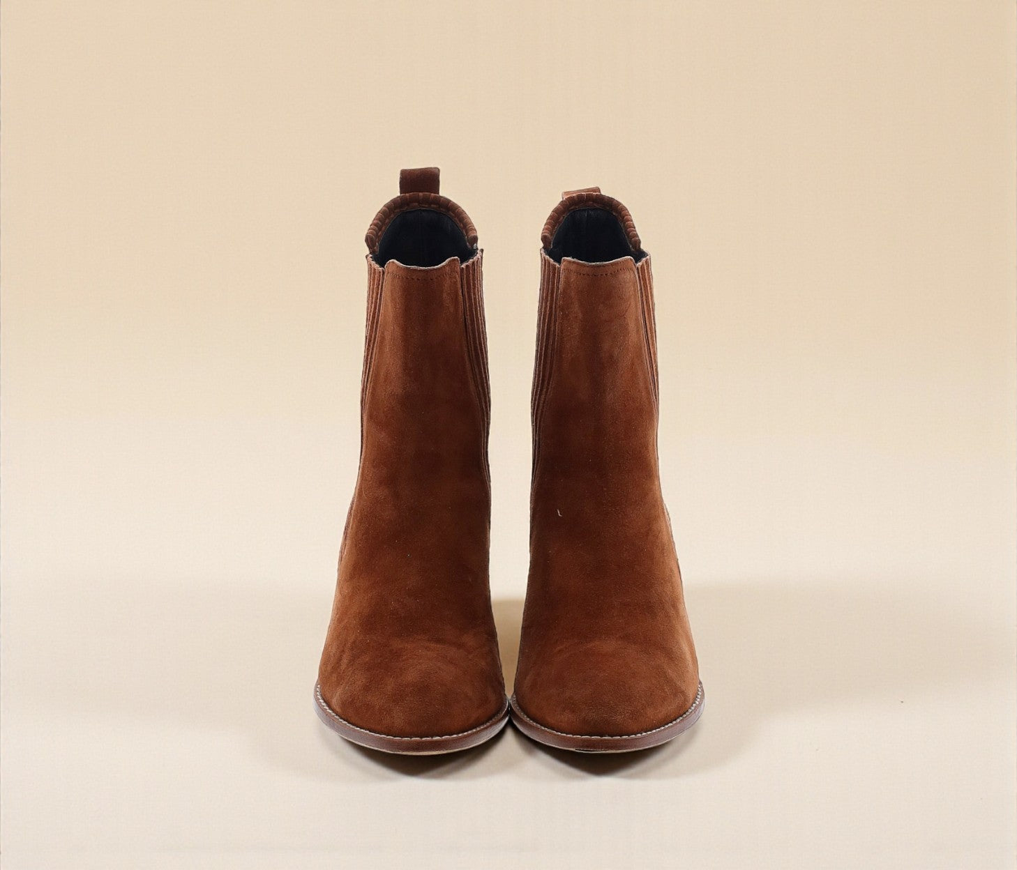 Alexander Wang Brown Suede Western Chelsea Boot (Size 10) image 1