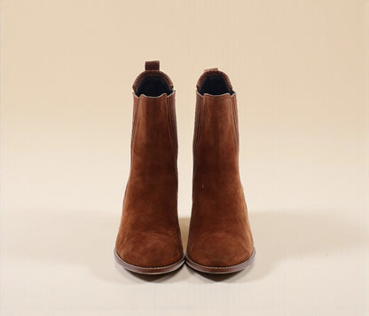 Alexander Wang Brown Suede Western Chelsea Boot (Size 10) image 1