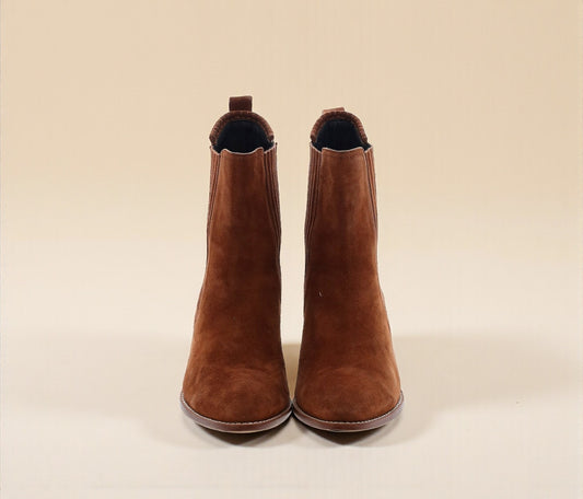 Alexander Wang Brown Suede Western Chelsea Boot (Size 10) image 1