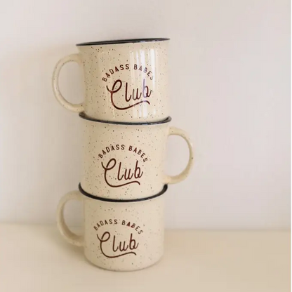 Badass Babes Ceramic Campfire Mug