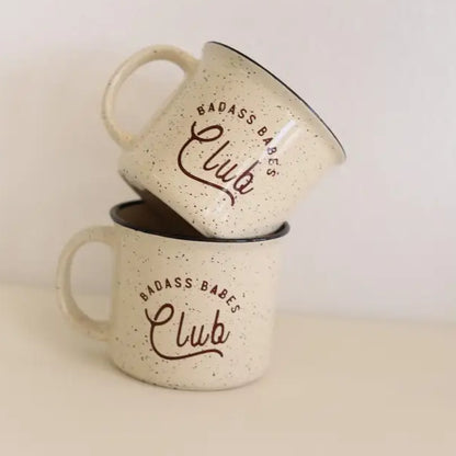Badass Babes Ceramic Campfire Mug